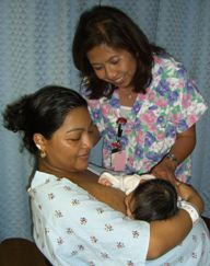 Ethnic Breastfeeding Pictures Newborn and Mom